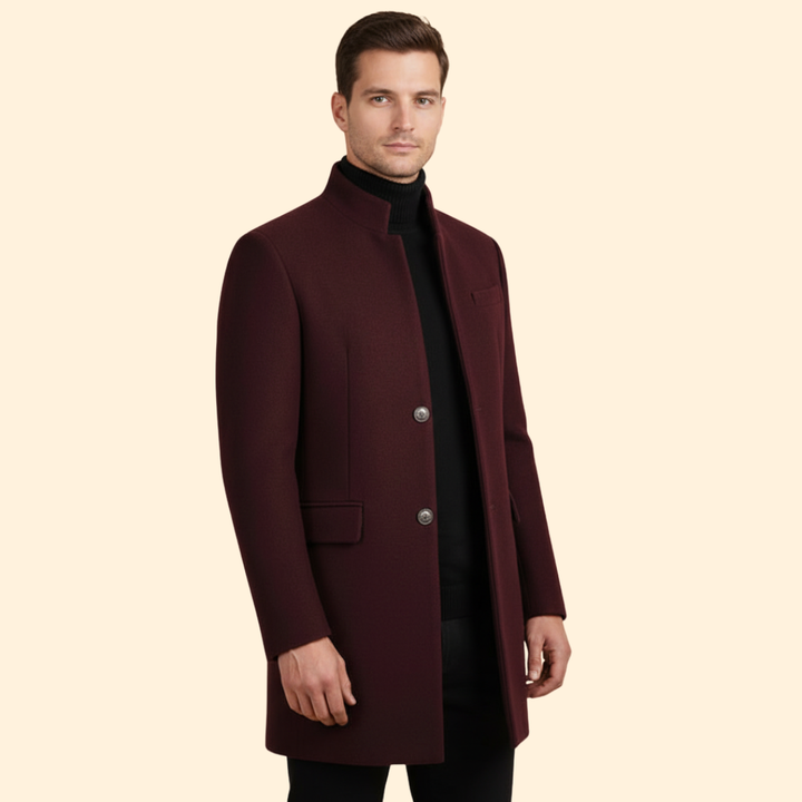 Men’s Coat with Streamlined Fit