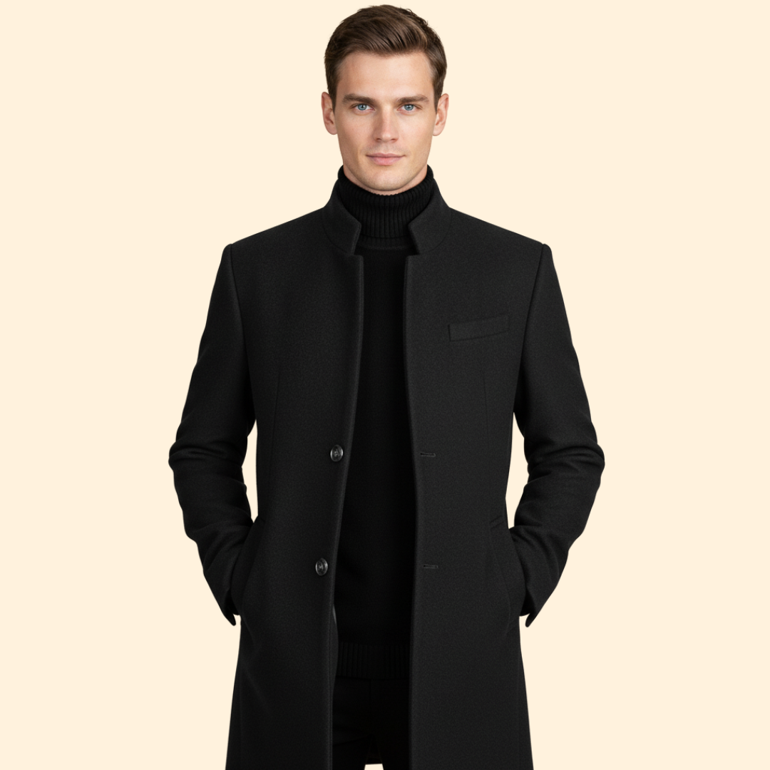 Men’s Coat Stand Collar