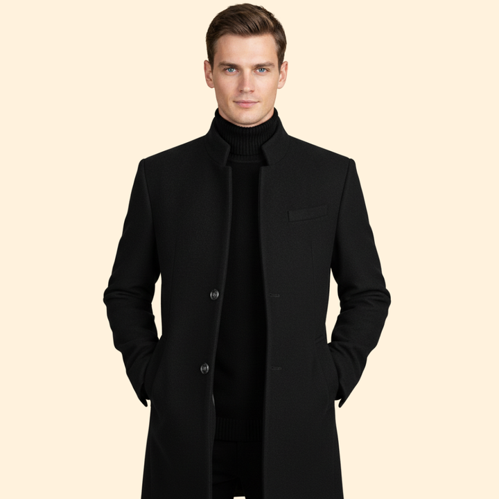 Men’s Coat Stand Collar
