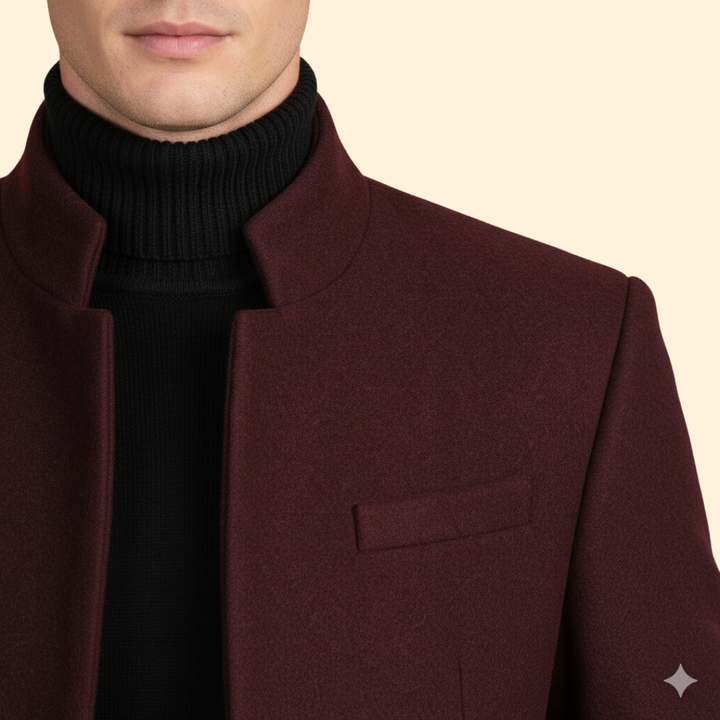 Men’s Coat Stand Collar