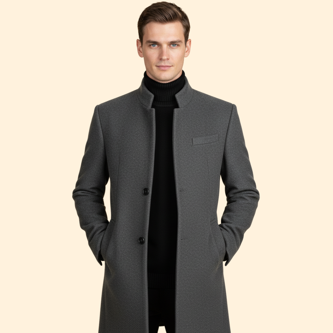 Men’s Coat Stand Collar