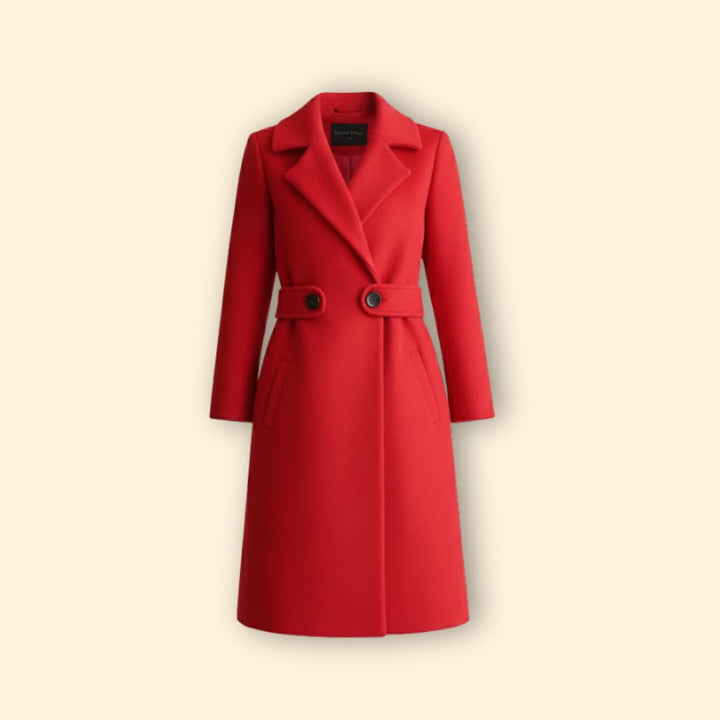 Mid Length Buttoned Coat