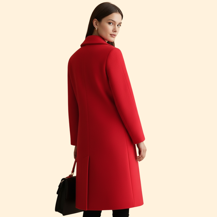 Mid Length Buttoned Coat