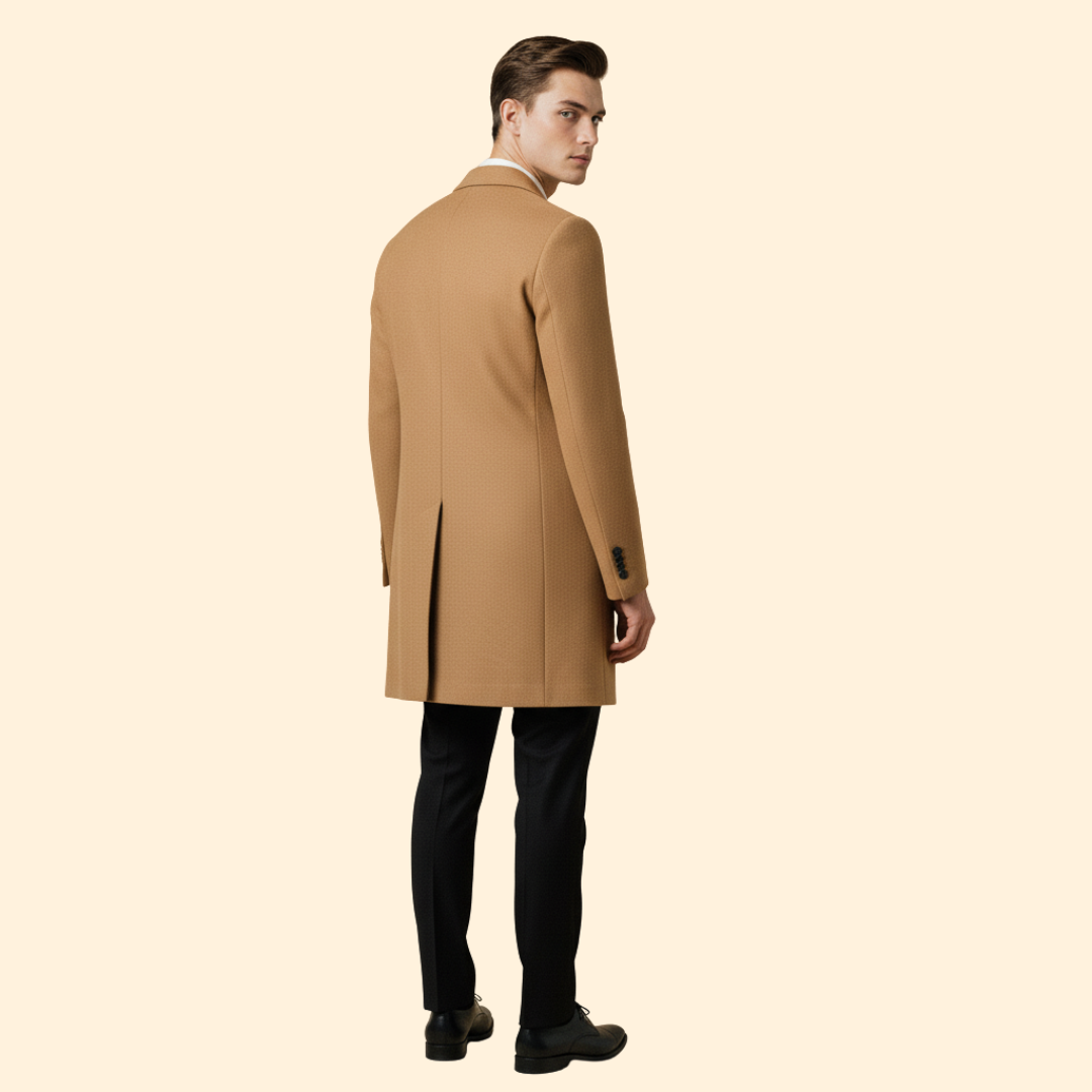 Minimalist Stand Collar Coat