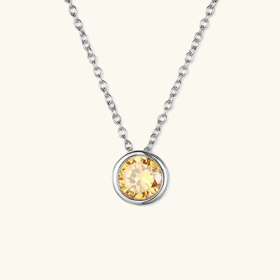 Gold-Plated Crystal Pendant Necklace for Women