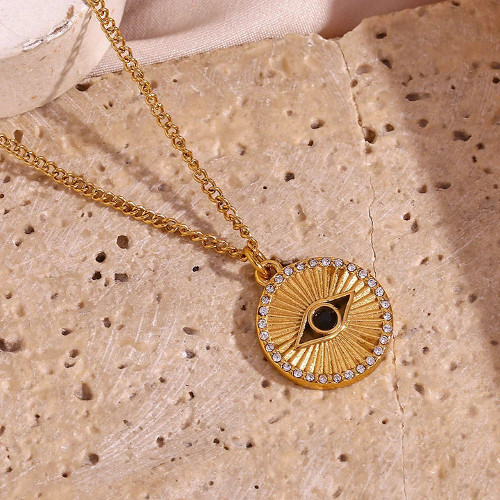 Gold-Plated Pendant Necklace For Women