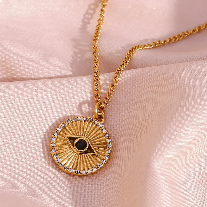 Gold-Plated Pendant Necklace For Women