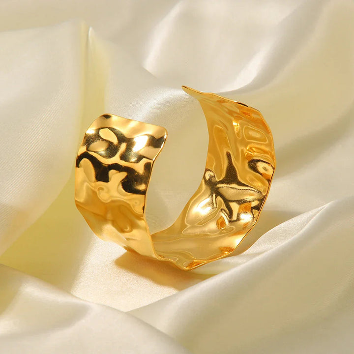 Gold-Plated Hope Bangle