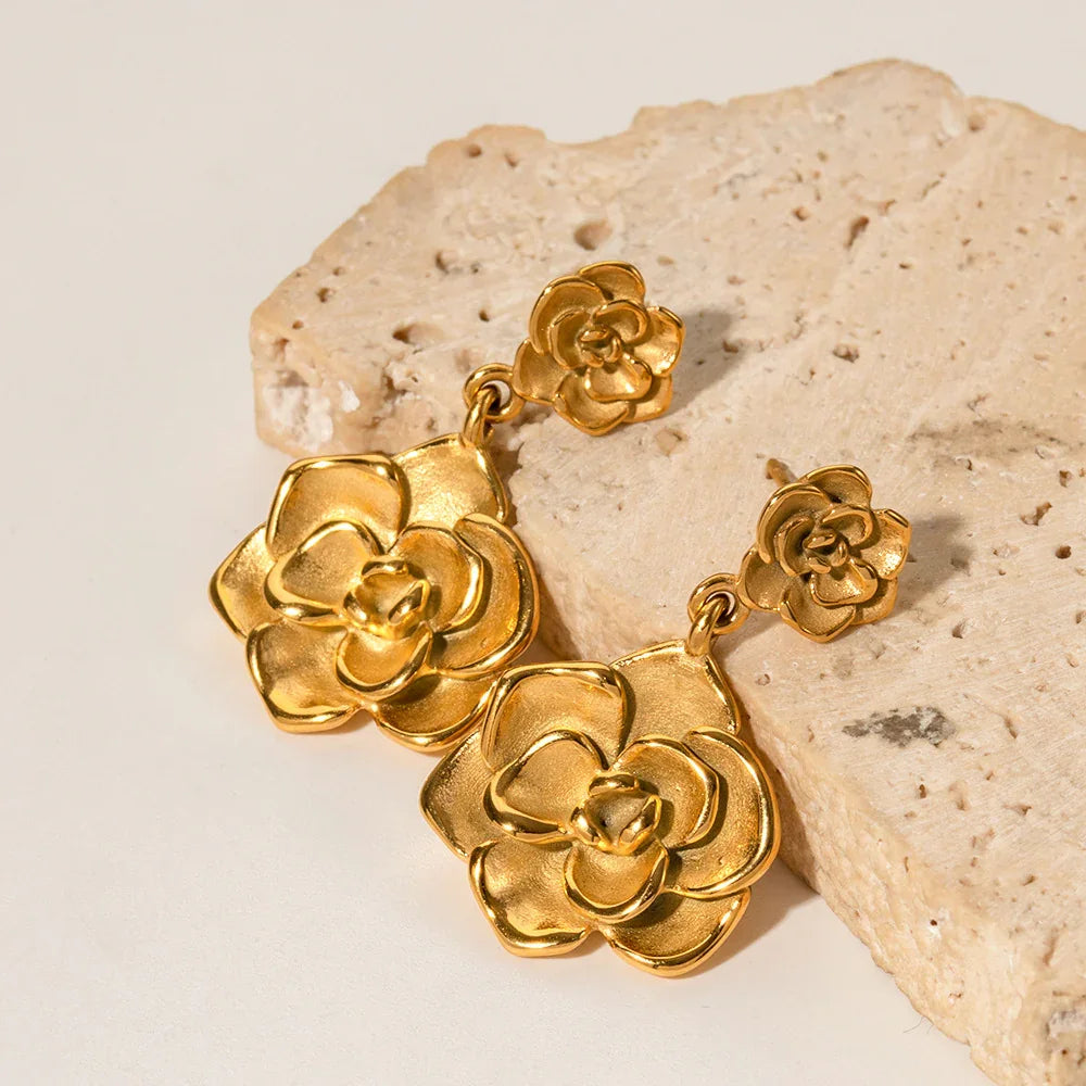 Gold-Plated Thelma Earrings