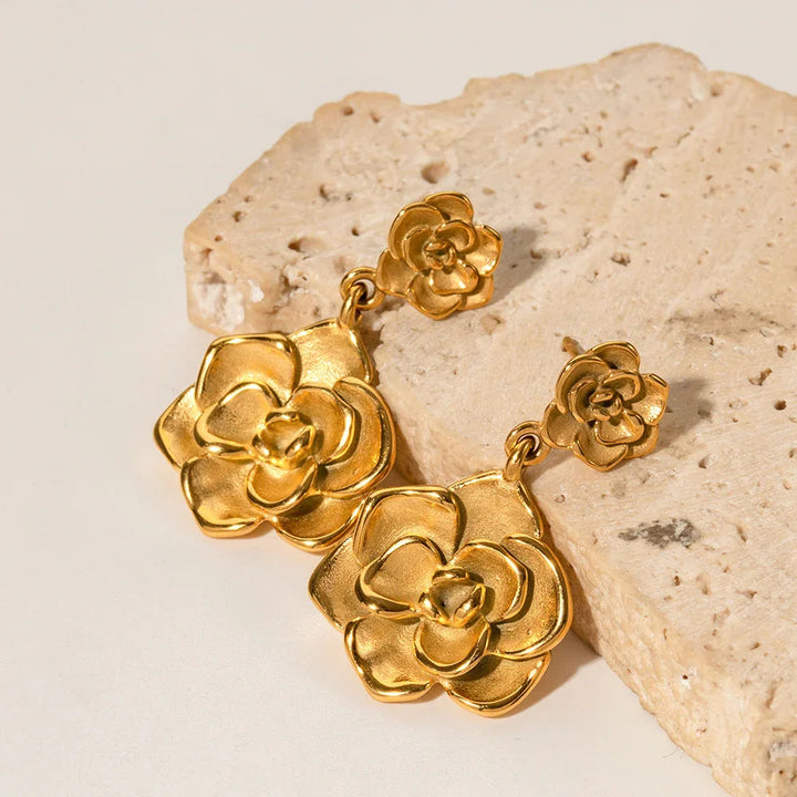 Gold-Plated Thelma Earrings
