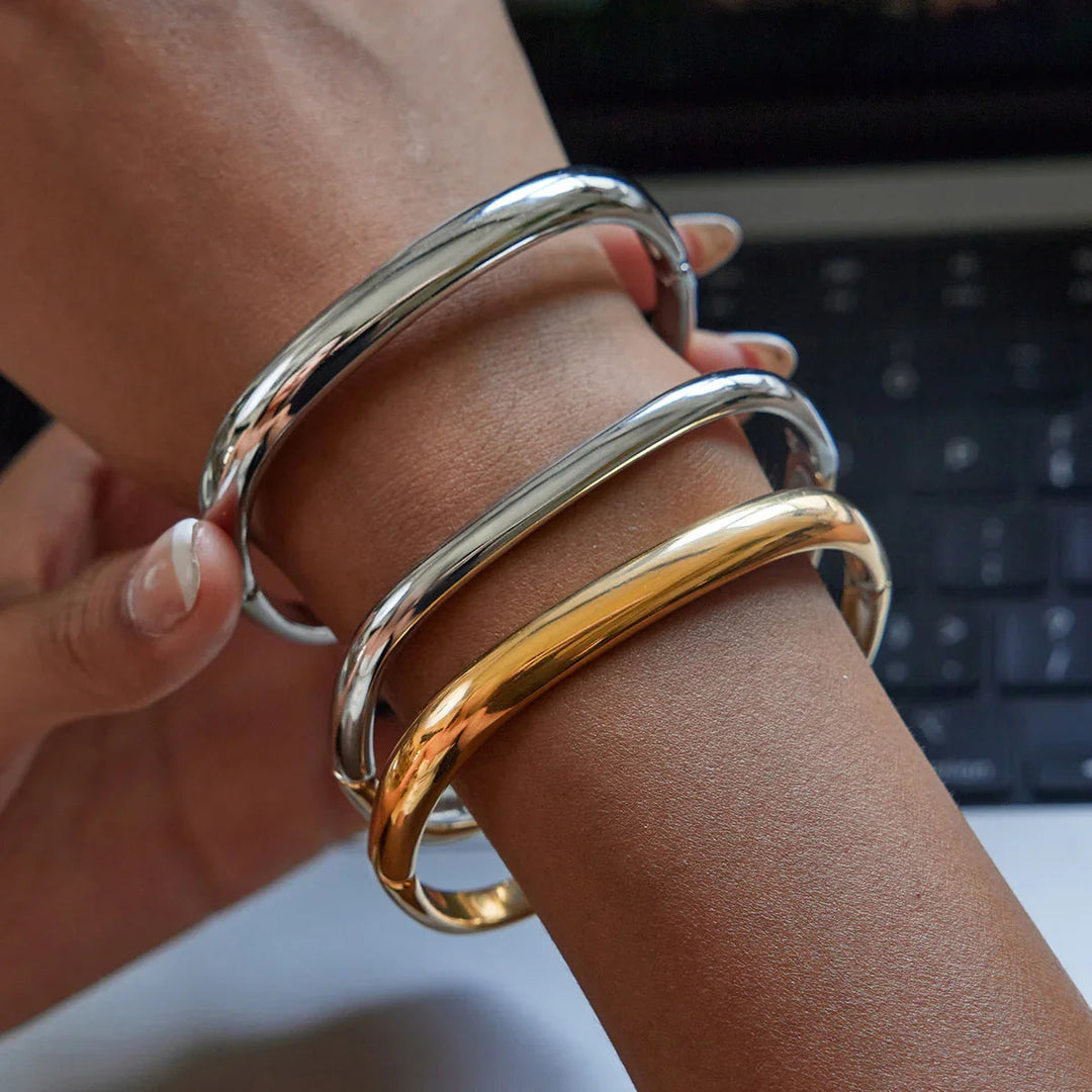 Gold-Plated Stainless Steel Bracelet