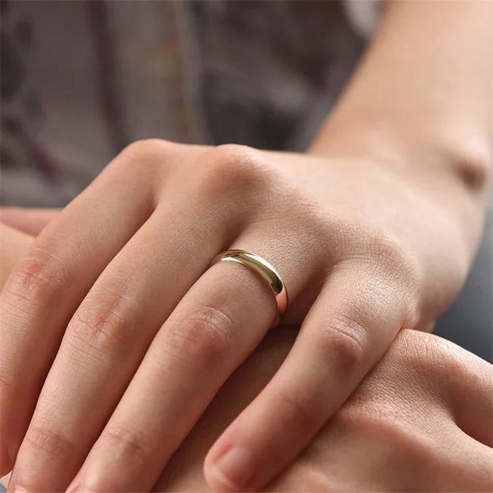 Gold-Plated Minimalist Band for Women