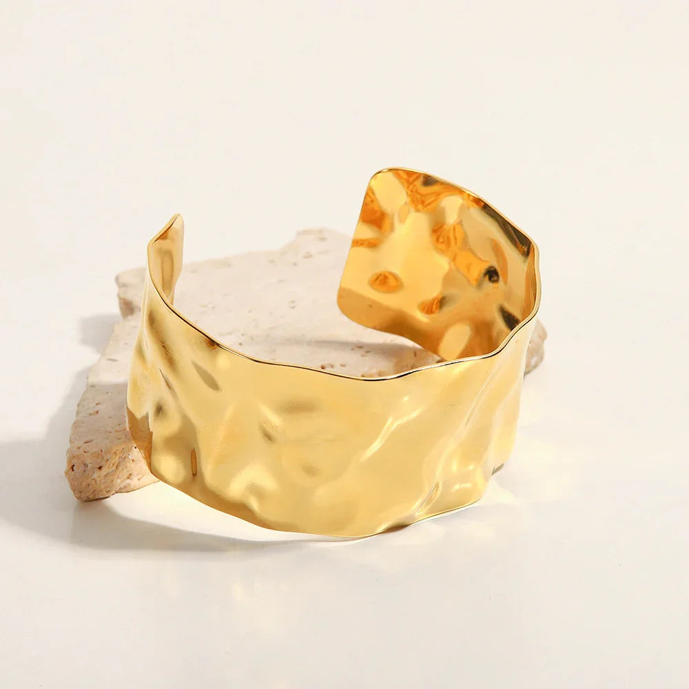 Gold-Plated Hope Bangle