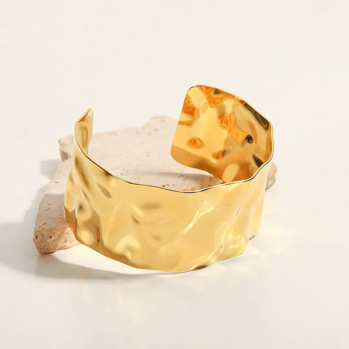 Gold-Plated Hope Bangle