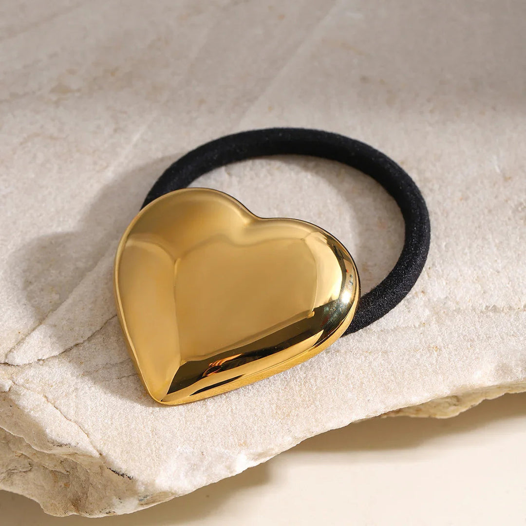 Heart Gold-Plated Pony Cuff