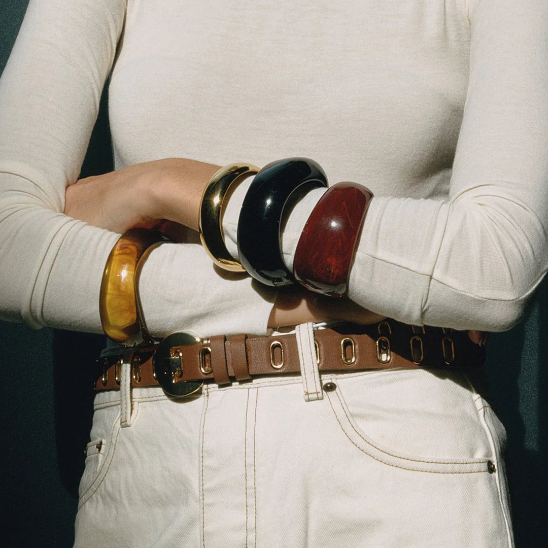 Chunky Acrylic Bangle for Women