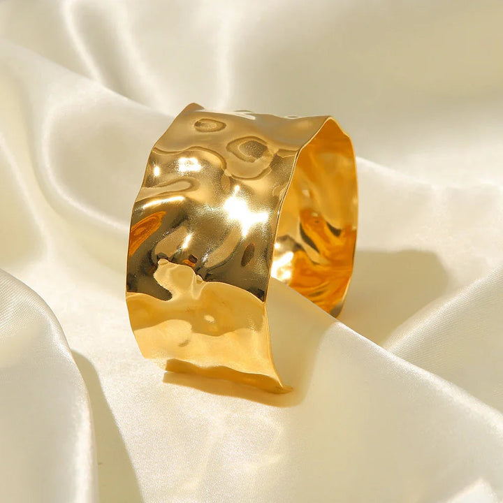 Gold-Plated Hope Bangle