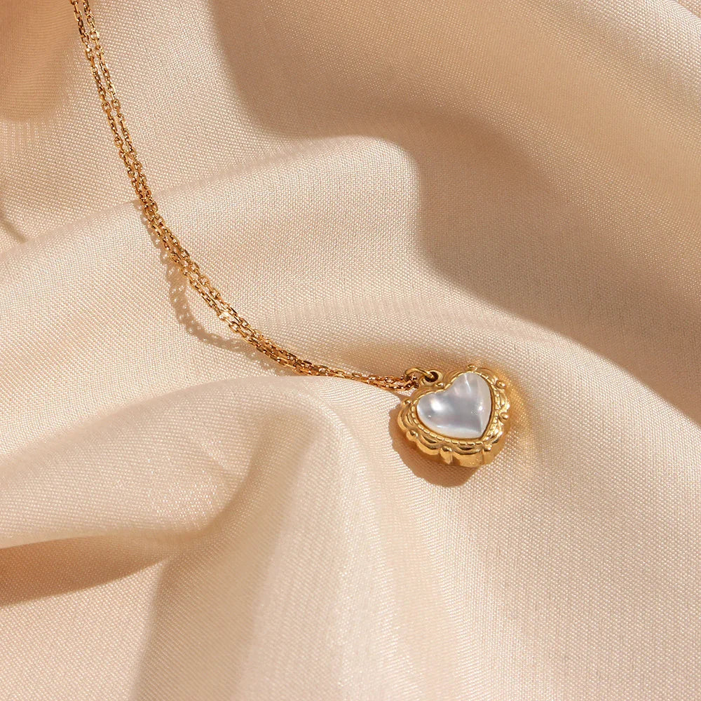 Gold-Plated Pearl Necklace For Women