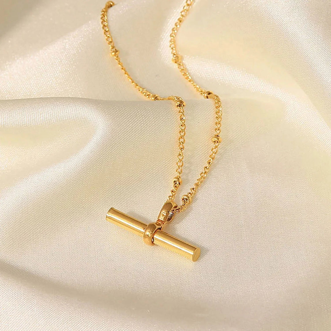 Gold-Plated Anklet with Delicate Chain Elegant and Timeless