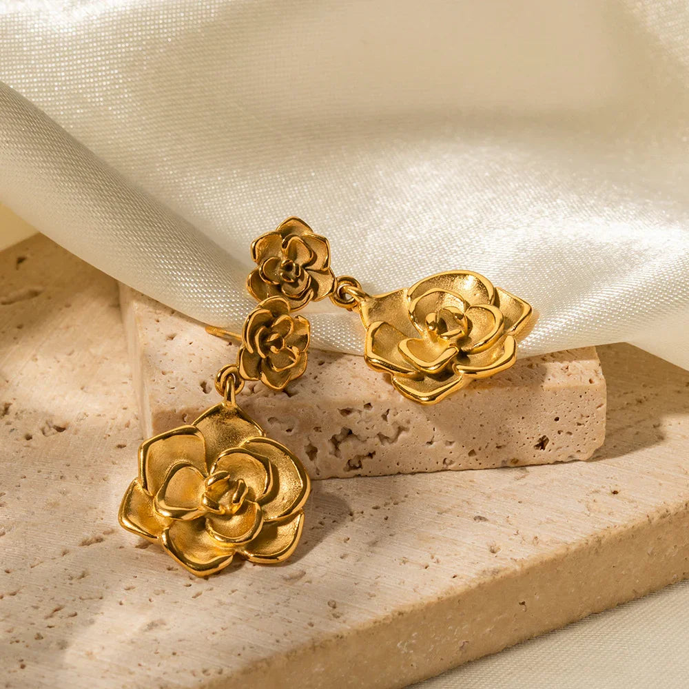 Gold-Plated Thelma Earrings