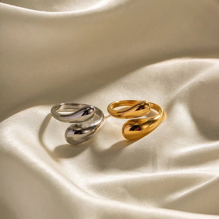 Gold-Plated Open-Ended Gold Ring