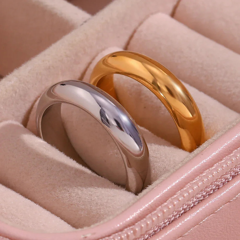 Gold-Plated Minimalist Ring For Women