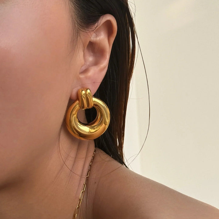 Gold-Plated Lynora Earrings