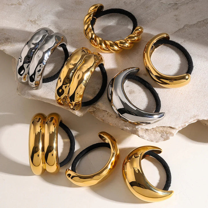 Gold-Plated Mini Double Arch Pony Cuff