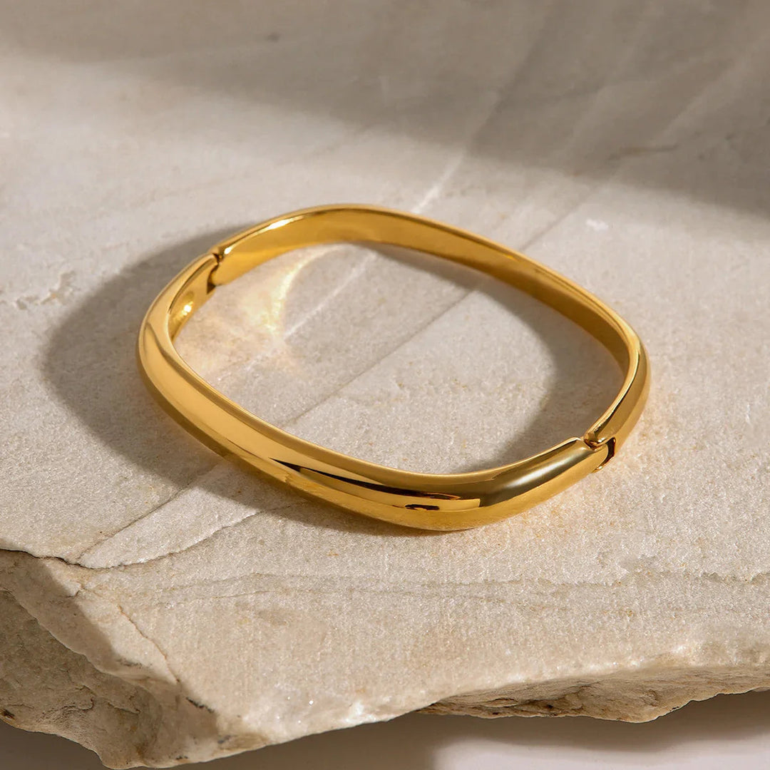 Gold-Plated Stainless Steel Bracelet