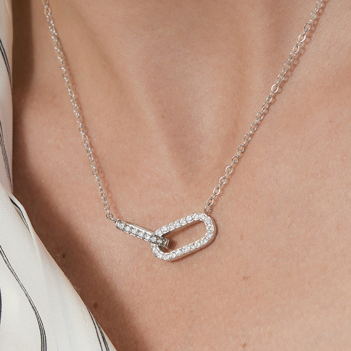 Gold Plated Interlocking Diamond Pendant
