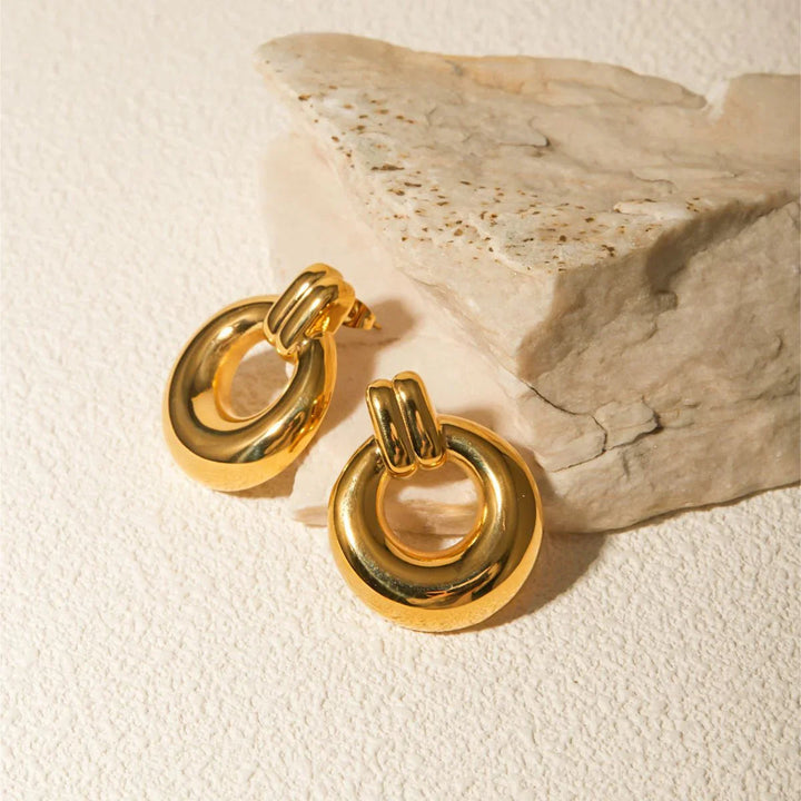 Gold-Plated Lynora Earrings