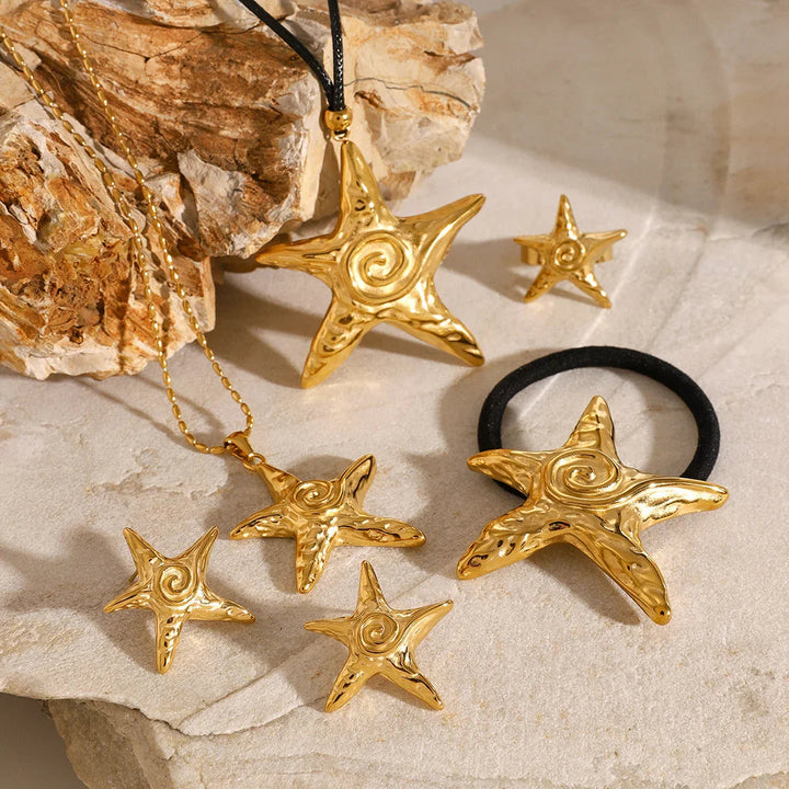 Gold-Plated Starfish Pony Cuff