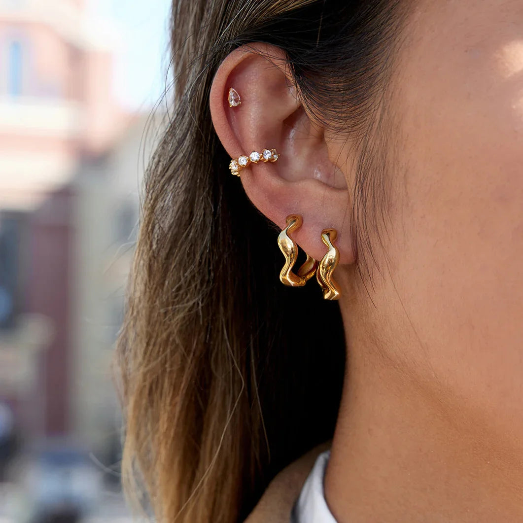 Gold Plated Essential Earrings Bundle