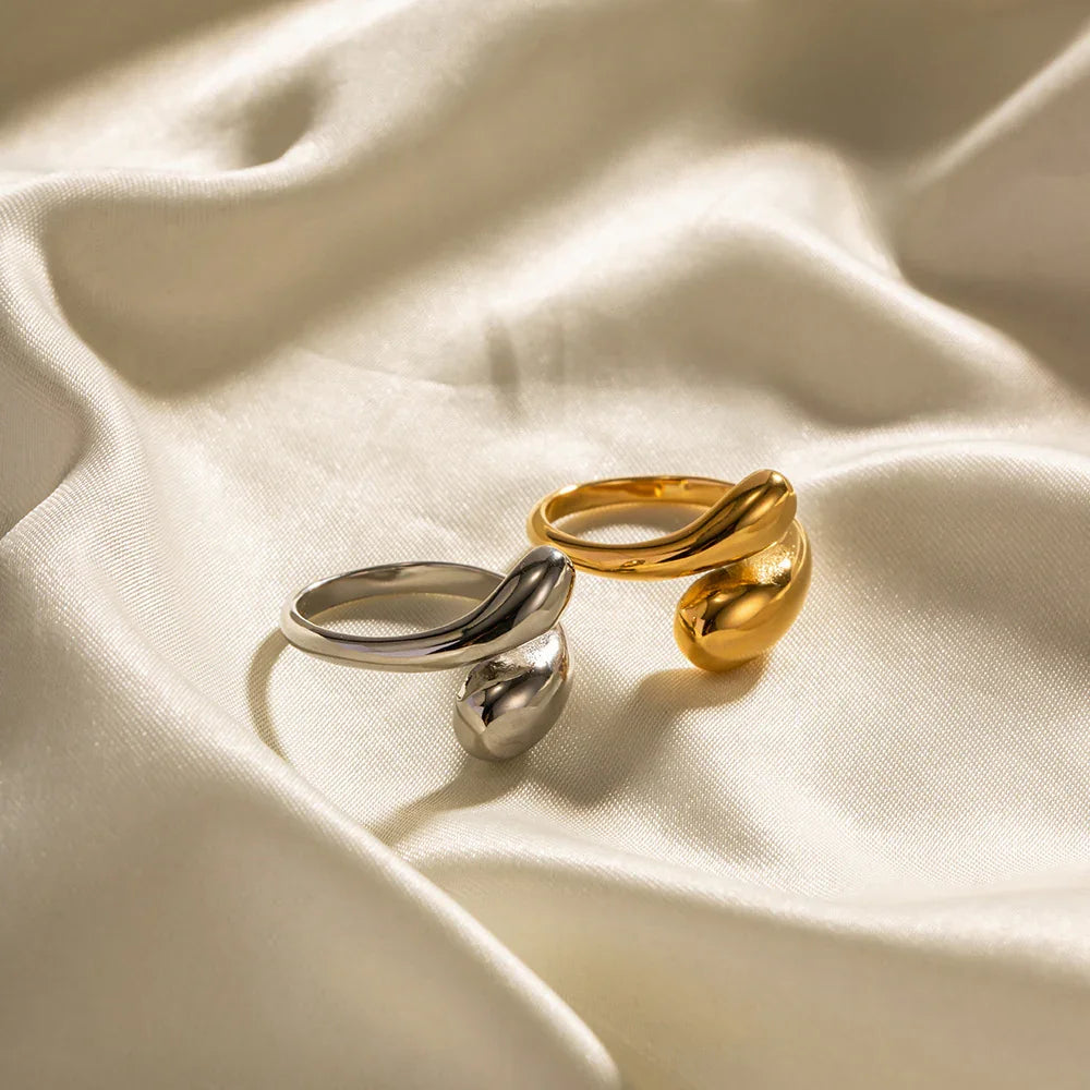 Gold-Plated Open-Ended Gold Ring