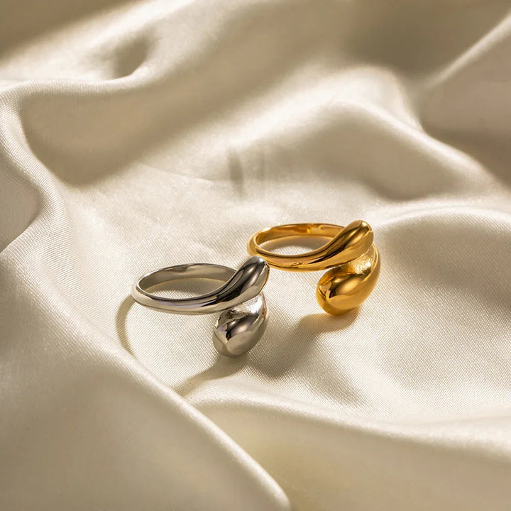 Gold-Plated Open-Ended Gold Ring