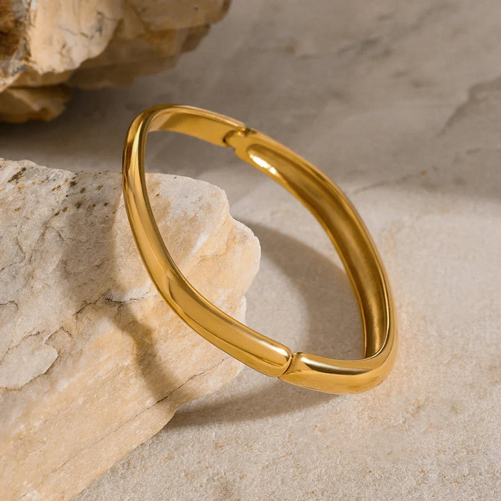Gold-Plated Stainless Steel Bracelet