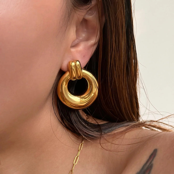 Gold-Plated Lynora Earrings