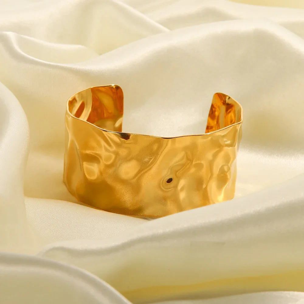 Gold-Plated Hope Bangle