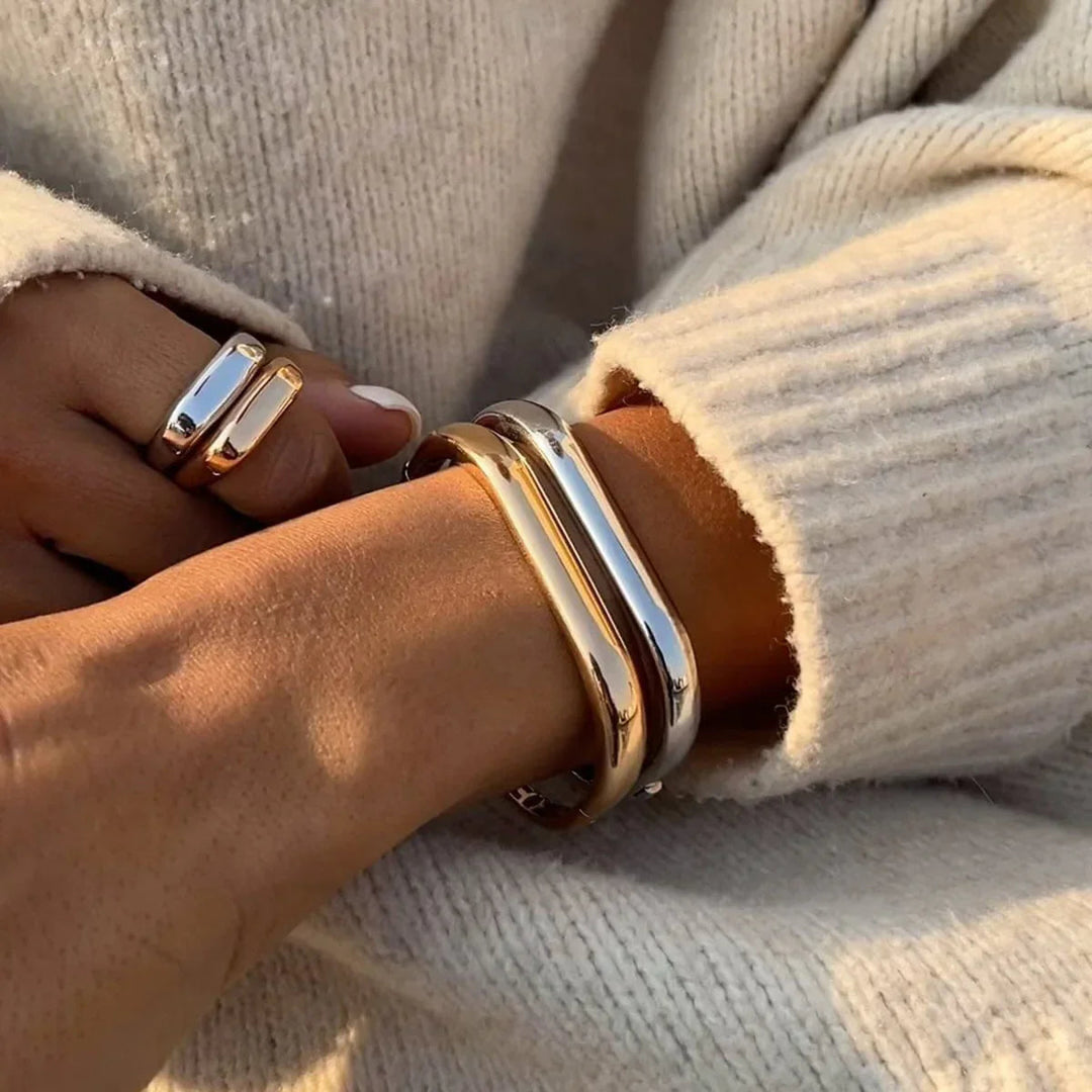 Gold-Plated Stainless Steel Bracelet