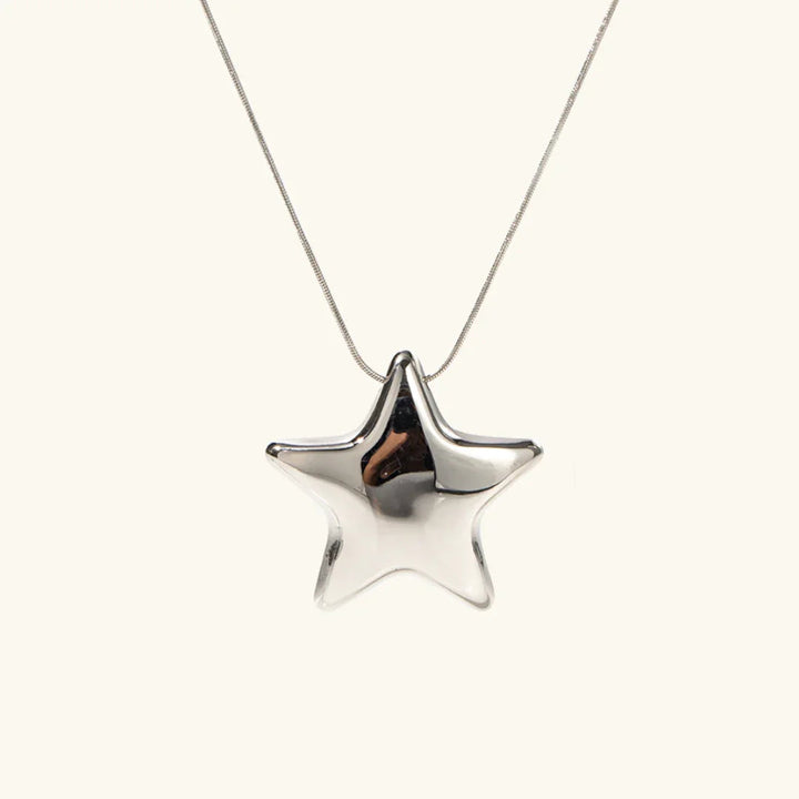 Gold-Plated Star Pendant Necklace for Women