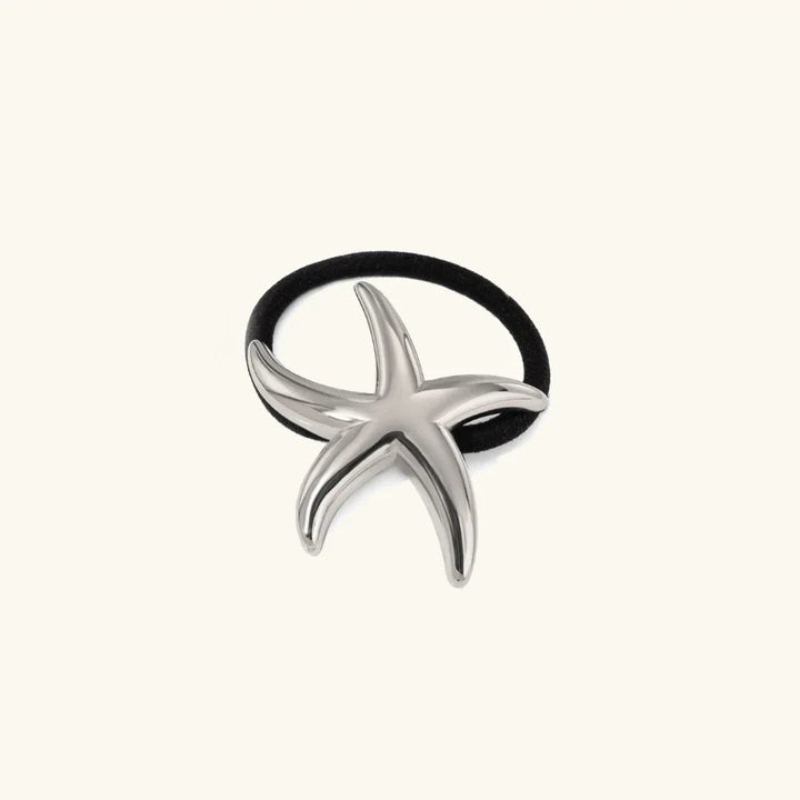 Gold-Plated Starfish Hair Tie