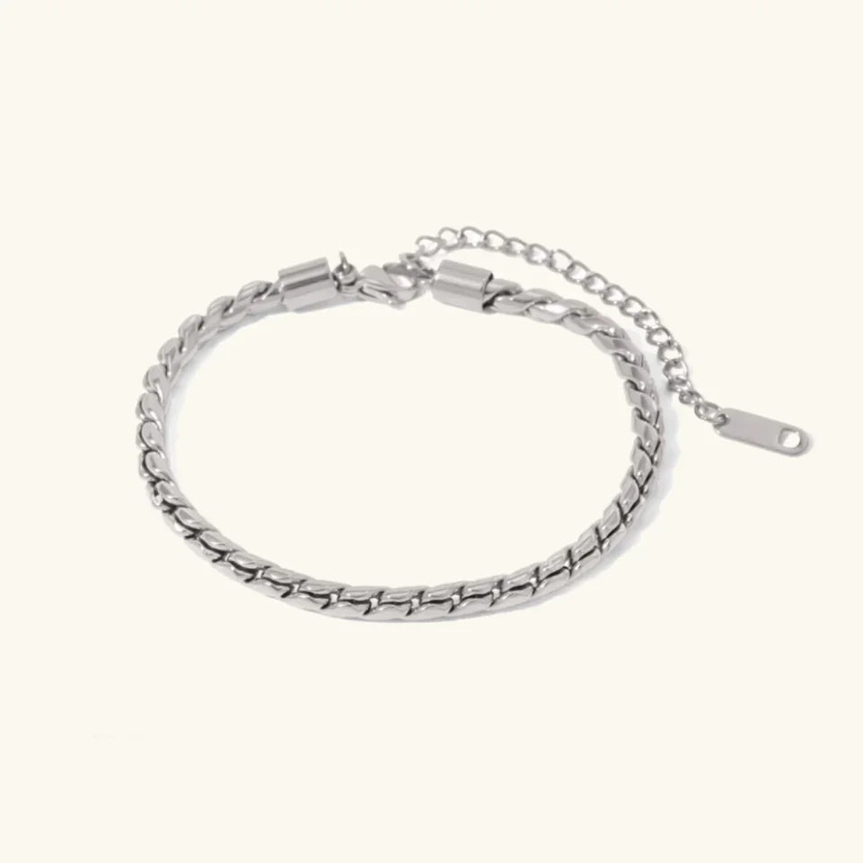 Gold-Plated Chain Bracelet for Women