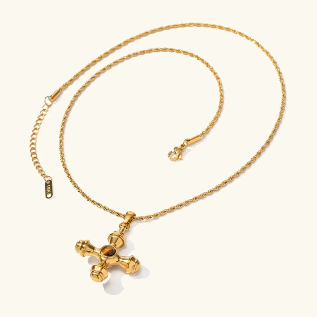 Gold-Plated Della Necklace