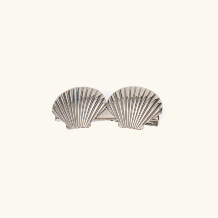 Gold-Plated Shell Hair Clip for Women
