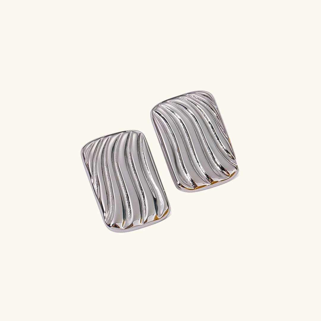Gold-Plated Stainless Steel Earrings
