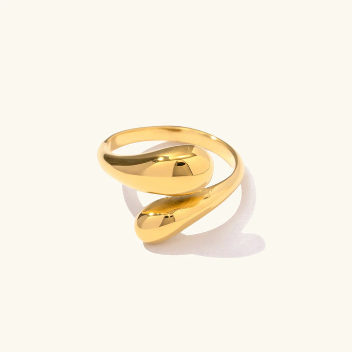 Gold-Plated Open-Ended Gold Ring
