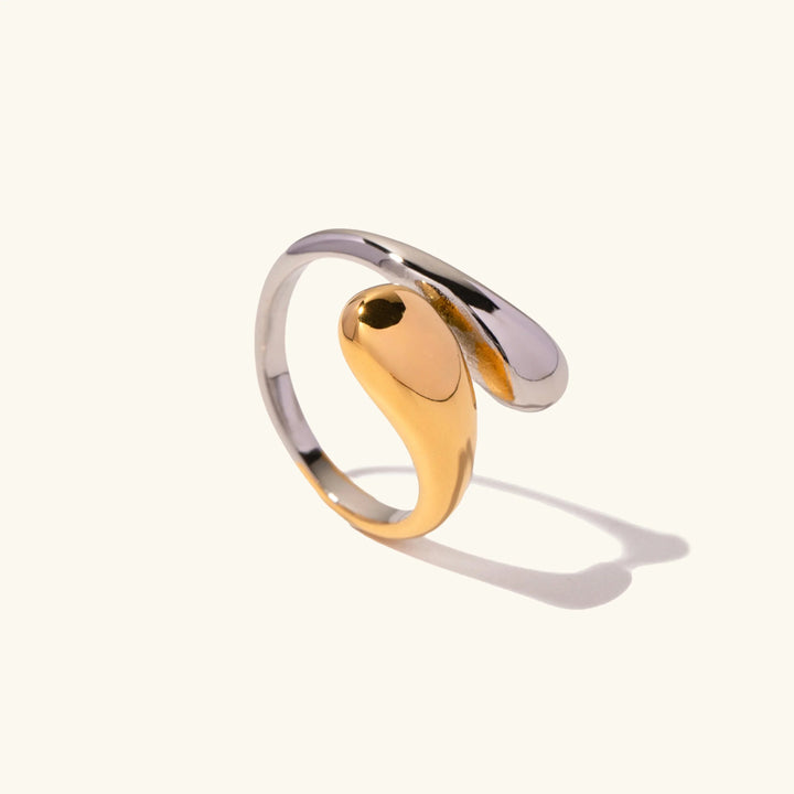 Gold-Plated Open-Ended Gold Ring