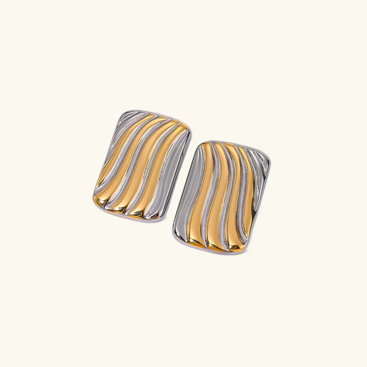 Gold-Plated Stainless Steel Earrings