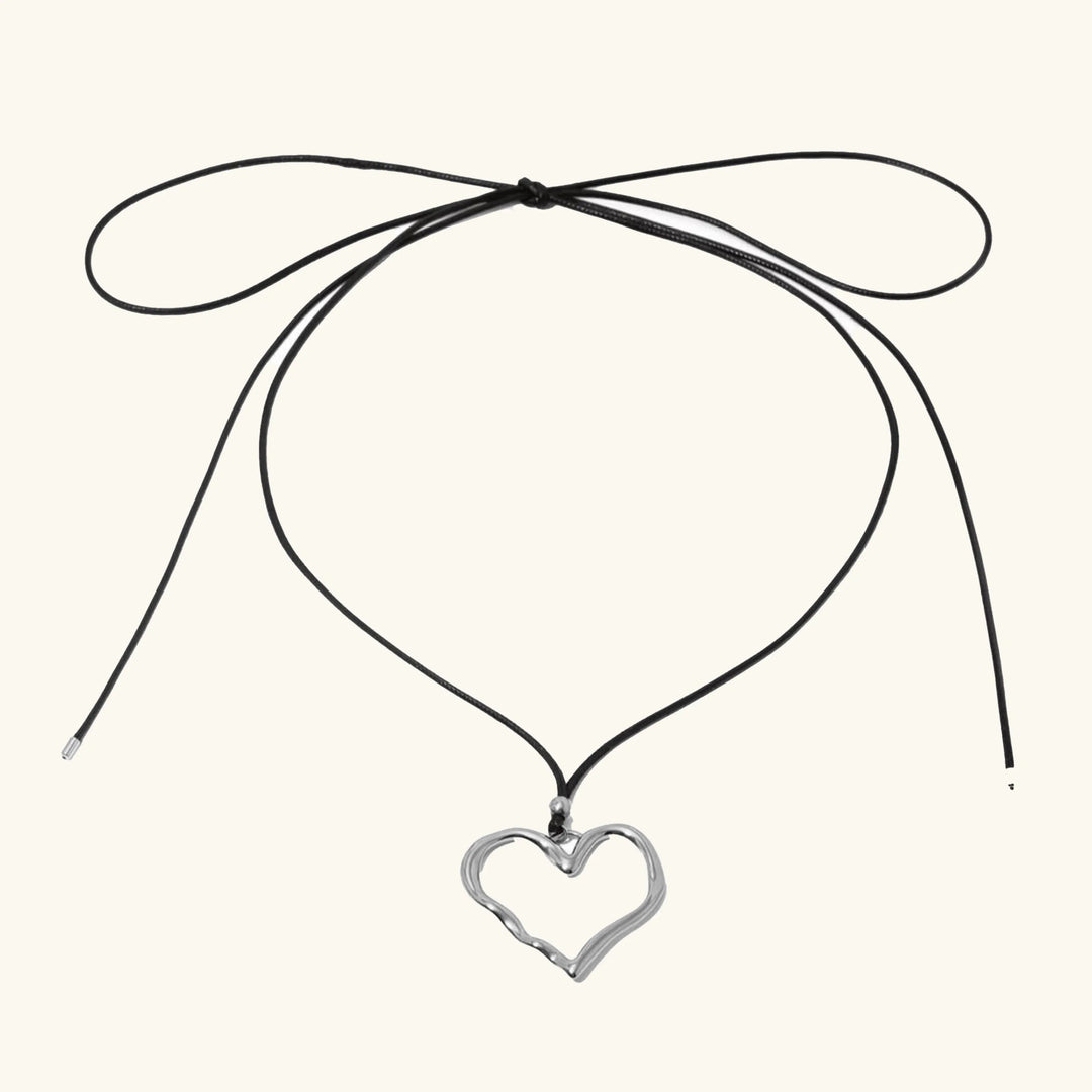 Gold-Plated Heart Pendant Necklace