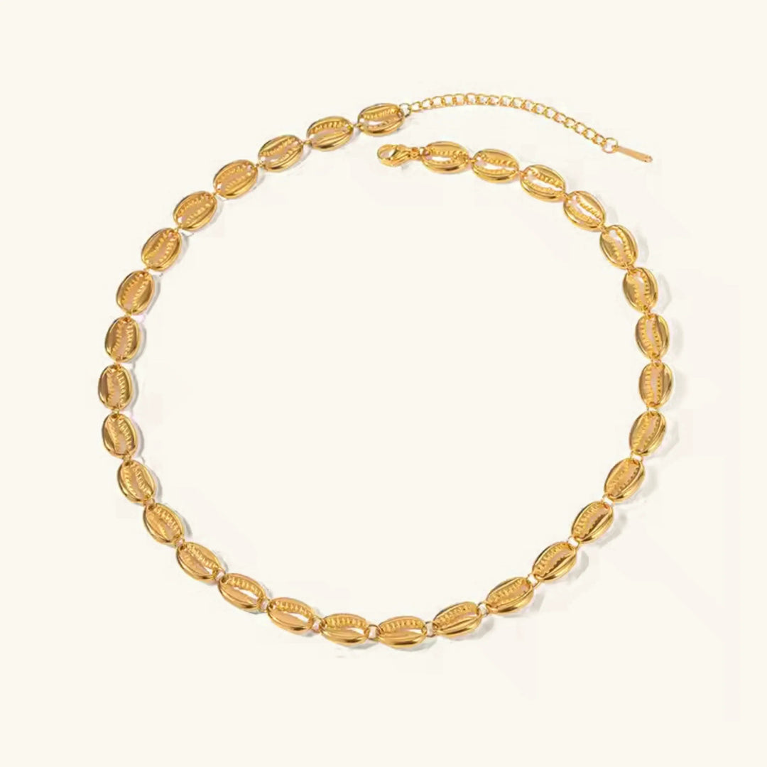 Gold-Plated Pacifica Seashell Necklace